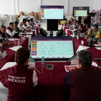Sheinbaum supervisa trabajos de apoyo en zonas devastadas por las lluvias en Hidalgo