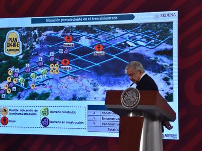 Se debe pagar "una cuota de humillación", dice AMLO sobre el reclamo de familiares de mineros
