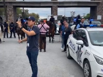 Policías de San Nicolás se atrincheran ante posible intervención del gobierno de Samuel García