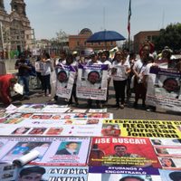 Familias de desaparecidos marchan en Aguascalientes para exigir avances en investigaciones