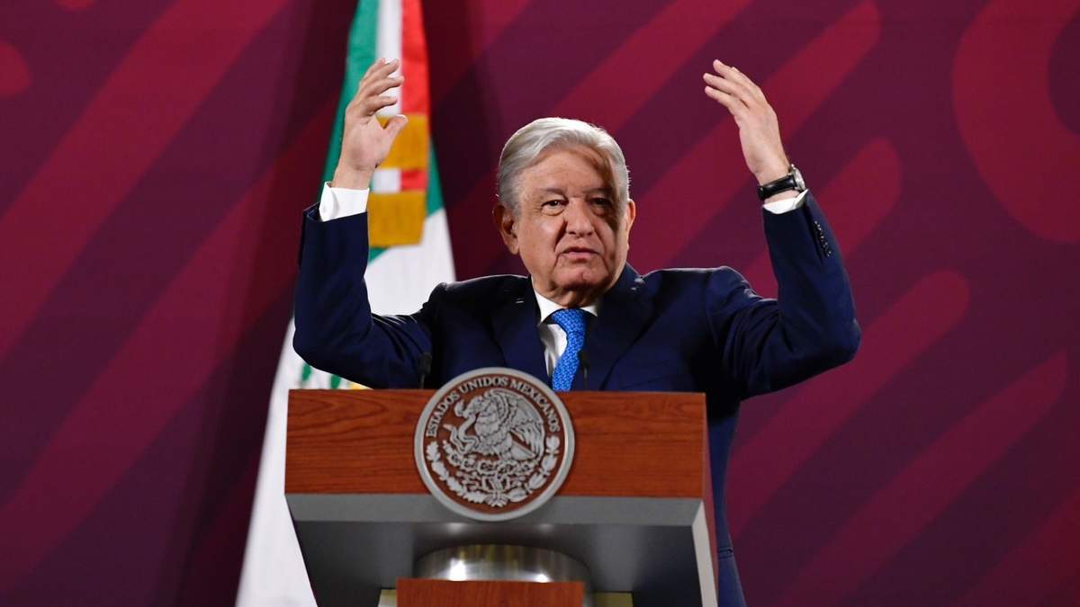 El presidente Andrés Manuel López Obrador en la mañanera