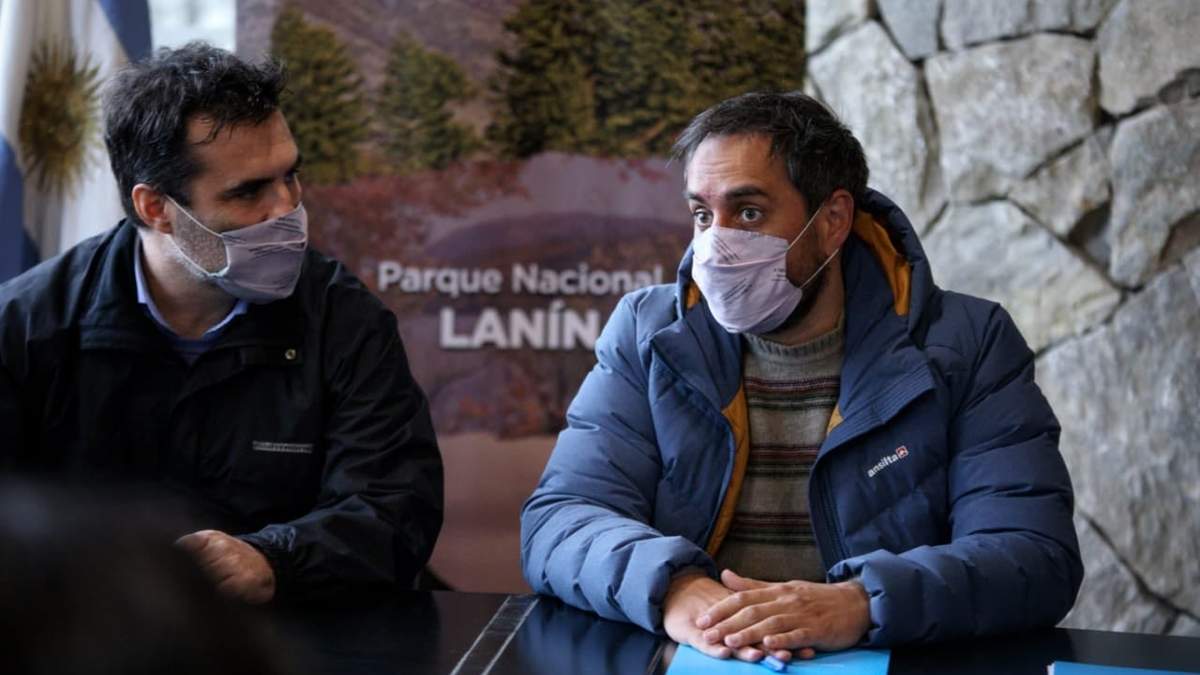 Darío Martínez y Juan Cabandié. Fuente: (Twitter)