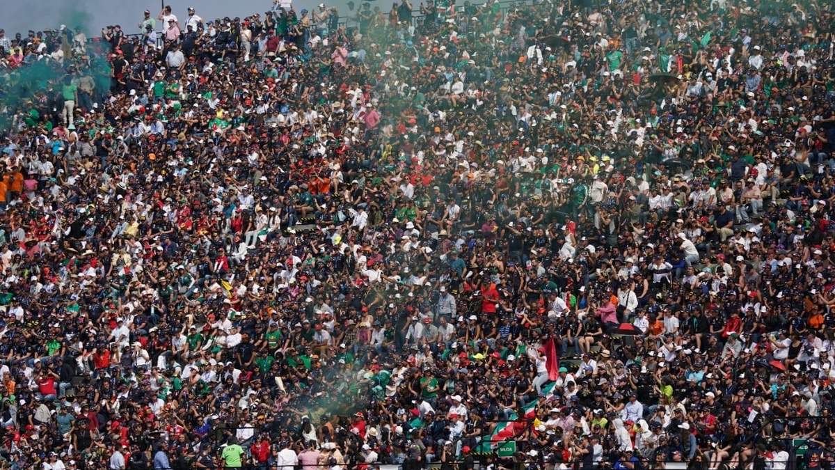 Asistentes este domingo al Autódromo Hermanos Rodríguez
