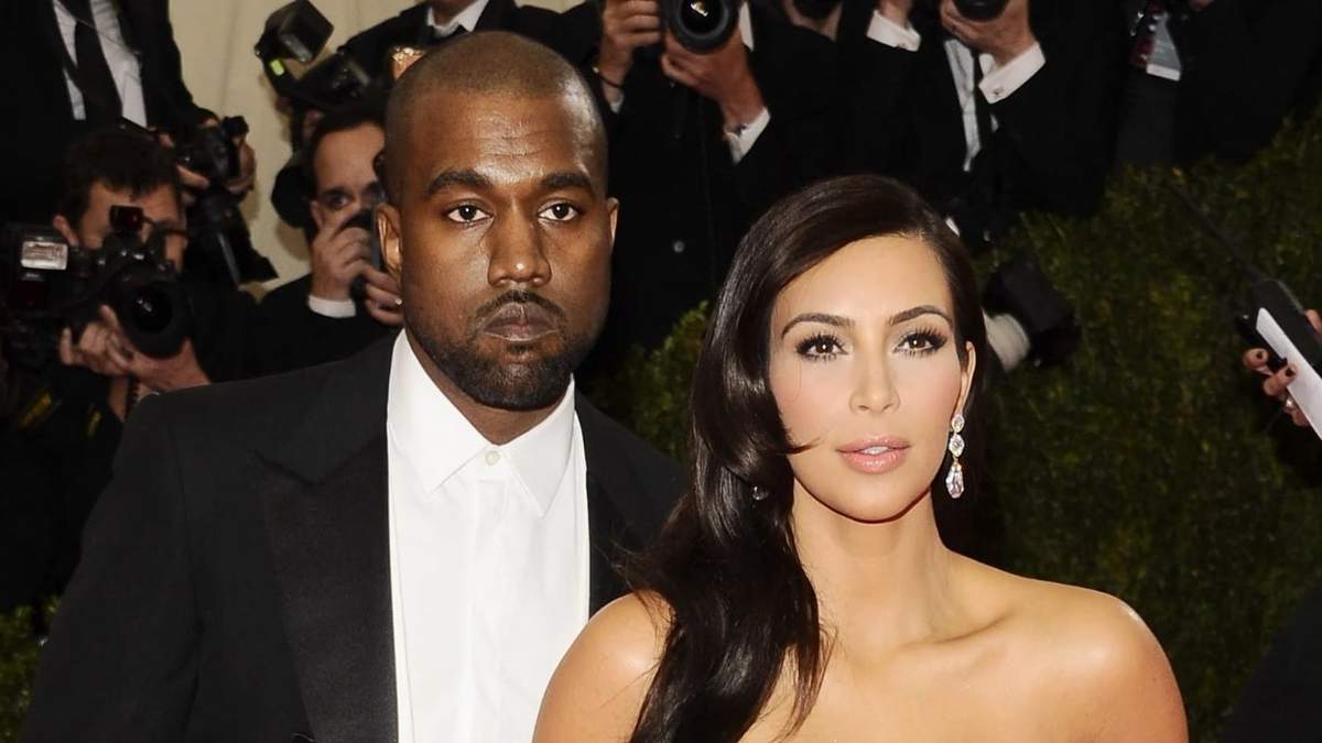 Kim Kardashian y Kanye West. Fuente: (Twitter)