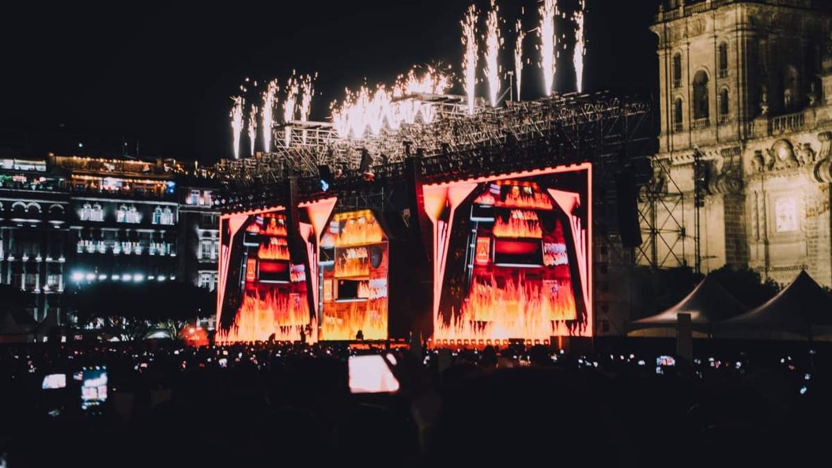 El concierto de 31 minutos en el Zócalo de la CDMX