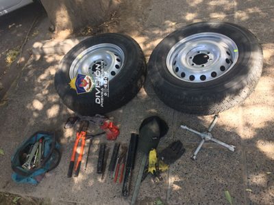 Operativo para dar con los “roba ruedas” de la zona centro de la capital