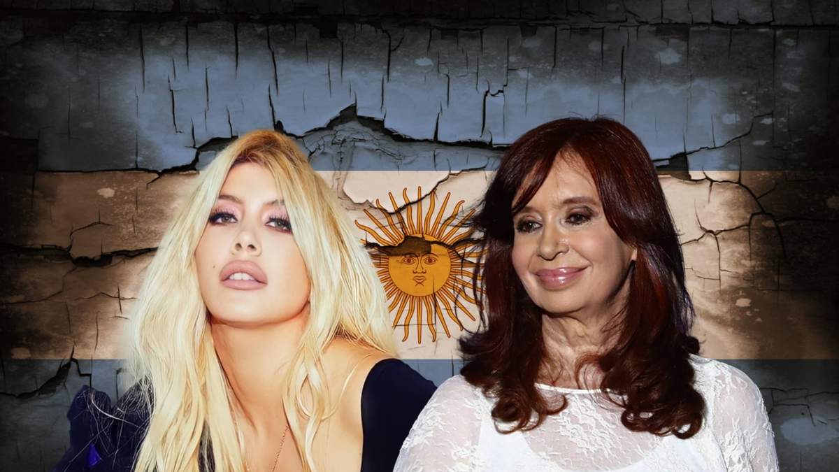 Wanda Nara y Cristina Fernández de Kirchner. Fuente: (Minuto Neuquén)