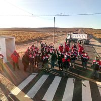 Mineros de Andacollo cortan la Ruta Nacional 22