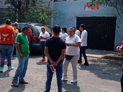 Brigadista de Morena aborta tras ser golpeada por simpatizantes de MC en Neza