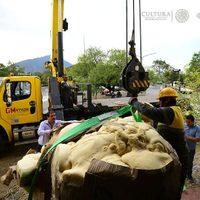 Restauran mamut frente al público en el Museo Regional 'El Obispado”