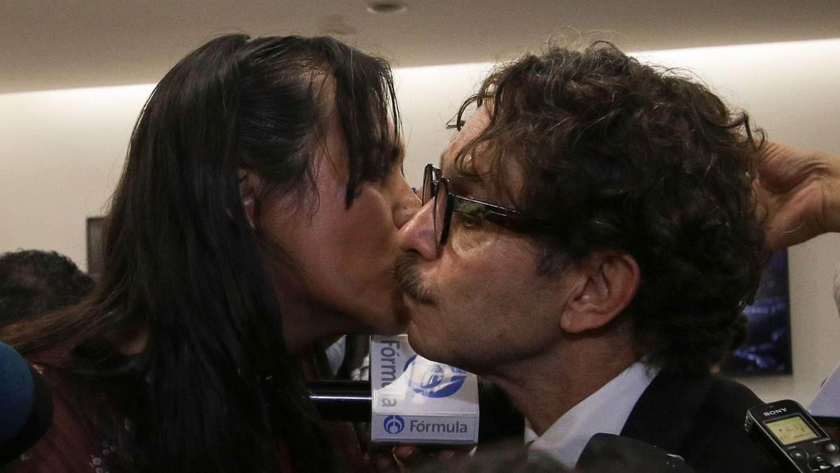Los diputados María Clemente García Moreno y Gabriel Quadri