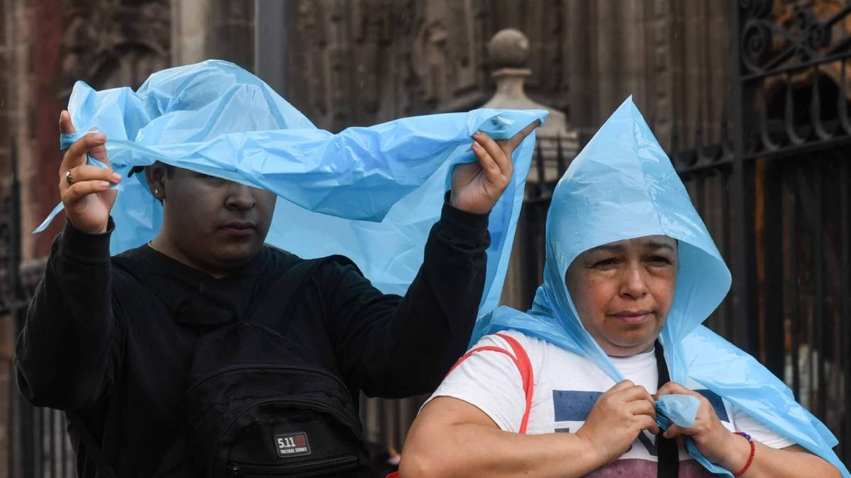 Se prevén desde chubascos hasta lluvias fuertes