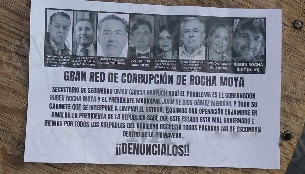 Uno de los volantes arrojados
