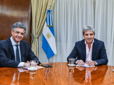 Jorge Macri se reunirá con Luis Caputo para destrabar el pago de la coparticipación