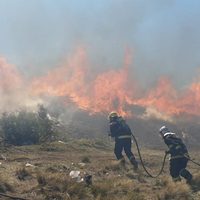 Brutal incendio: el fuego afectó a una localidad neuquina