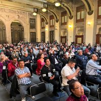 Sheinbaum celebra primer encuentro de youtubers y comunicadores en Palacio Nacional