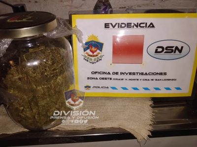 La Policía secuestró estupefacientes en el barrio San Lorenzo