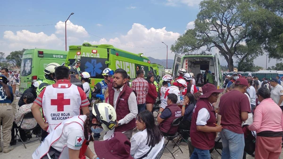 Atención a lesionados en Xonacatlán