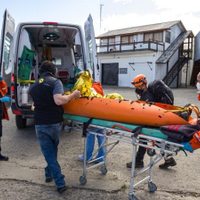 Video: el asombroso rescate de un turista israelí que quedó atrapado en un glaciar de Ushuaia