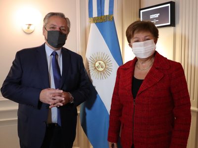Fernández se reunió con Georgieva: “Entendió la situación de la Argentina”