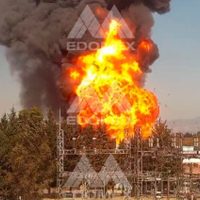 Combaten fuerte incendio en fábrica de pinturas en Lerma, Edomex