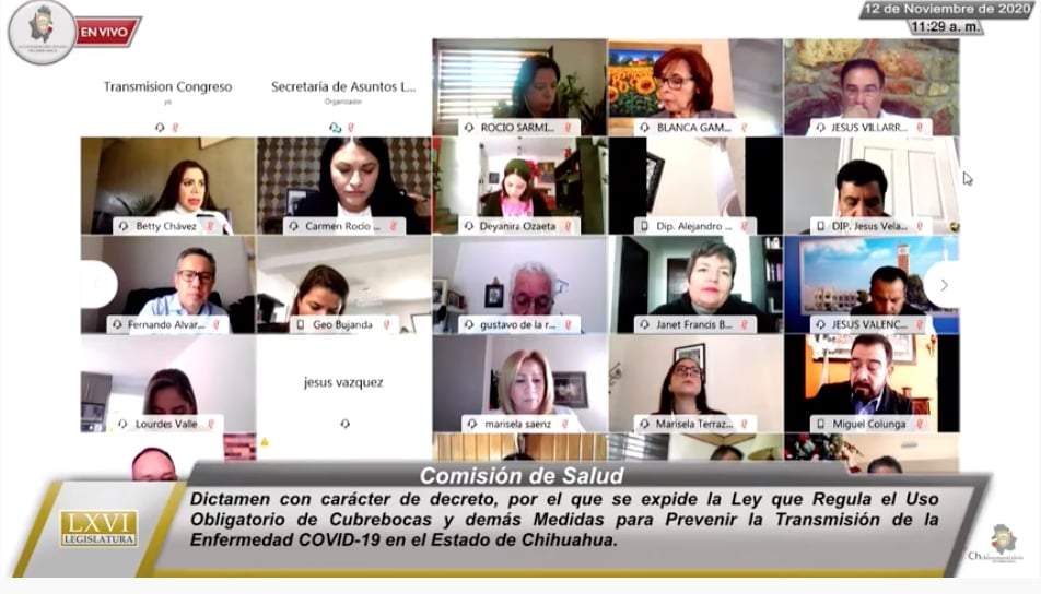 Sesión virtual