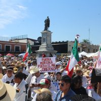 El colectivo Generación Z marcha en Cuernavaca en demanda de seguridad
