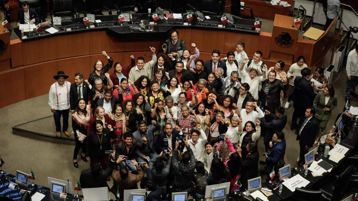 Celebración de activistas