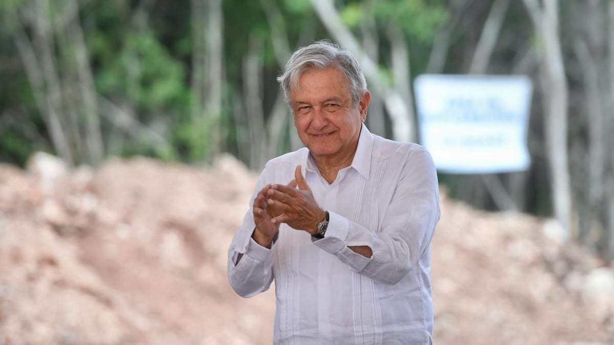 El presidente Andrés Manuel López Obrador en Campeche