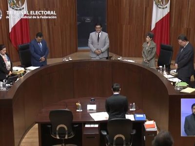 Un minuto de silencio en el TEPJF por Jesús Ociel Baena, magistrade en Aguascalientes