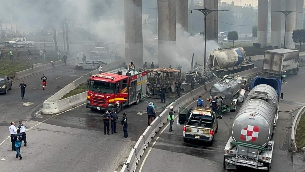 Una pipa de gas de Transportadora Silza explotó en Iztapalapa