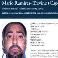 Exlíder del Cártel del Golfo, Mario Ramírez Treviño, muere en prisión de EE.UU.
