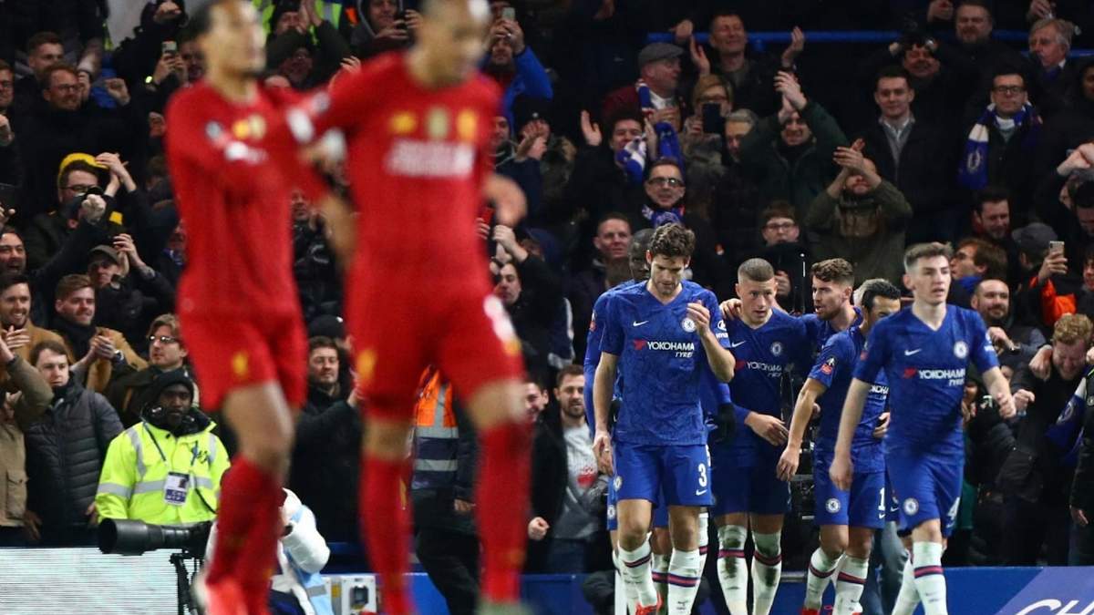 Liverpool - Chelsea. Fuente: (Twitter).
