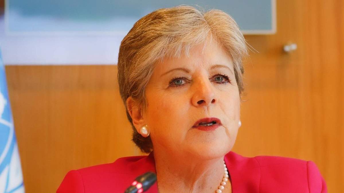Alicia Bárcena, secretaria ejecutiva de CEPAL