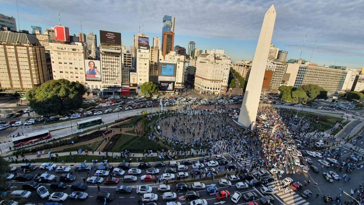 El gobierno porteño advierte que la marcha "anticuarentena" puede disparar los contagios. Fuente: (Twitter)