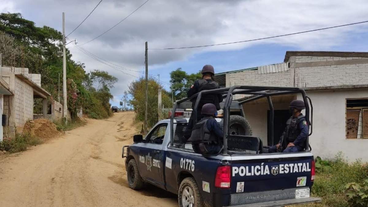 Policías estatales de Oaxaca