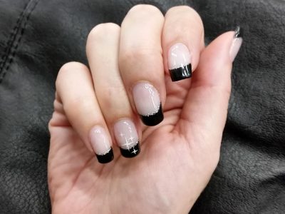Francesita en negro: la nueva tendencia de nail art, fácil de hacer y que va para el día y la noche