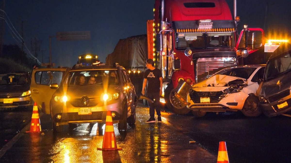 Choque de tráiler