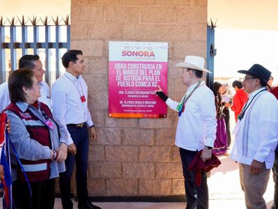 Gobernador Durazo, titular del INPI y autoridades Seris consolidan avances del Plan de Justicia