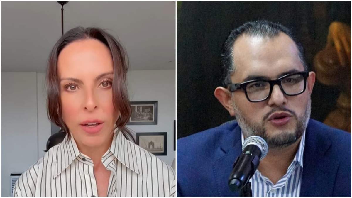 La actriz Kate del Castillo y el líder del PRI en Hidalgo, Marco Antonio Mendoza Bustamante