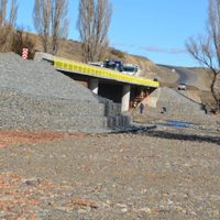 Después de dos intentos fallidos se pudo inaugurar el puente sobre el río Malleo