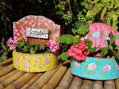 Tirar las latas de dulce de batata vacías no es una opción: creá esta bonita "campana" para colocar en la mesa