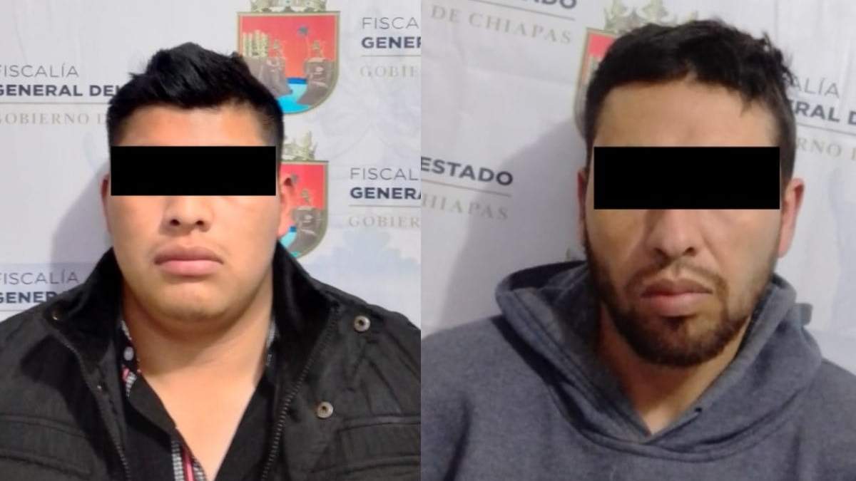 Dos de los presuntos responsables