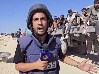 Protestan en Barcelona por asesinato de periodistas en Israel