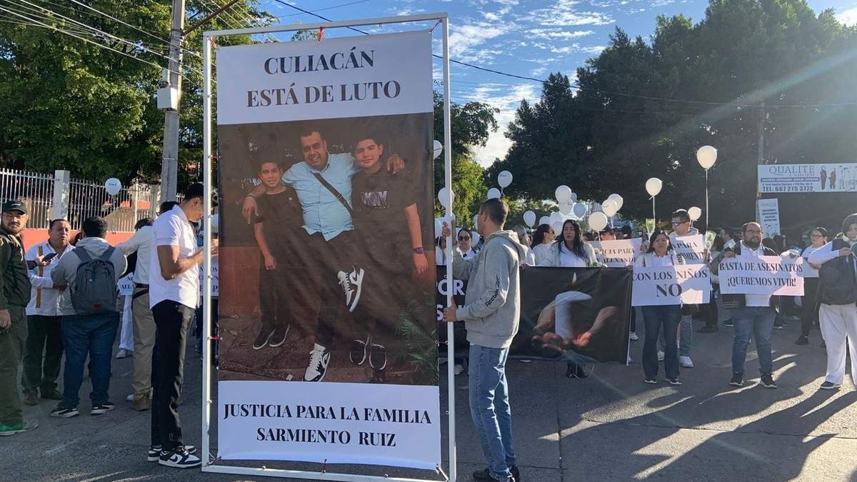 La marcha del jueves para exigir justicia por Gael, Alexander y su padre, Antonio