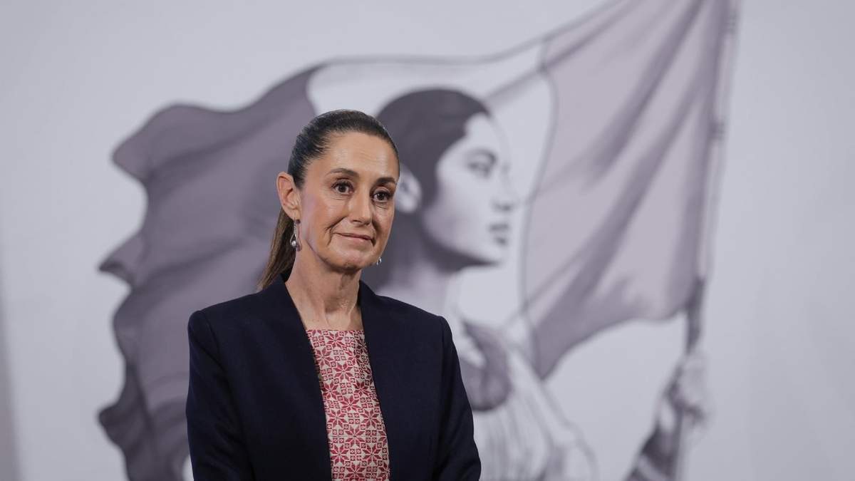 La presidenta Claudia Sheinbaum en la mañanera