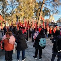 Los piquetes en el centro están supeditados a lo que pase en Desarrollo Social
