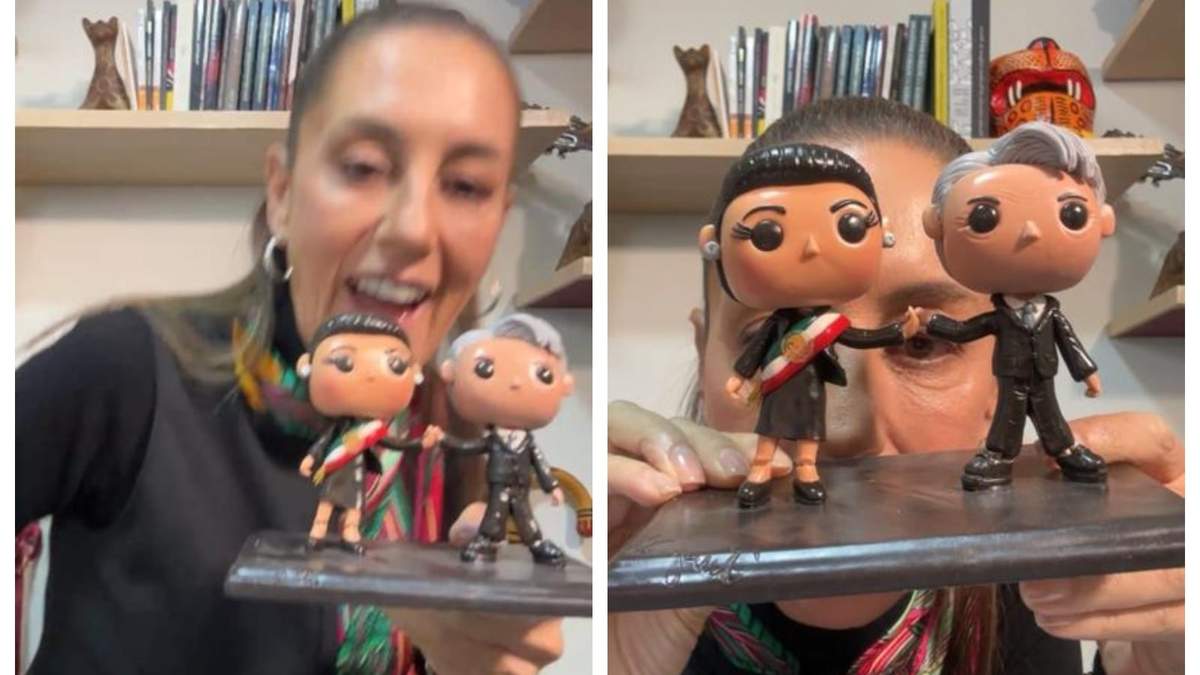 Claudia Sheinbaum en una transmisión en directo