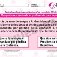 Los requisitos para que sea válida la consulta de revocación de mandato