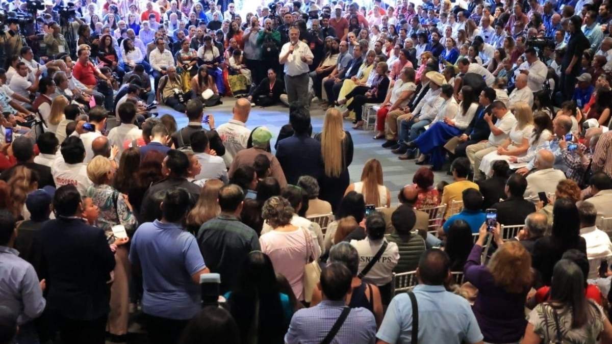 Marcelo Ebrard en Morelia, Michoacán